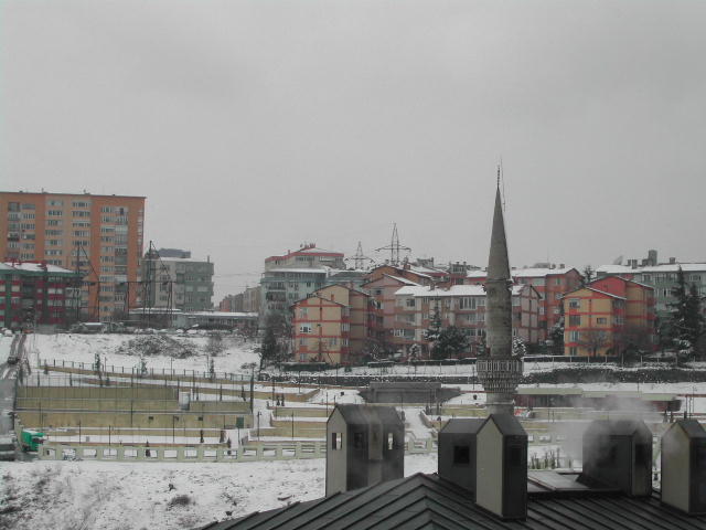 snow in istanbul - february 2003