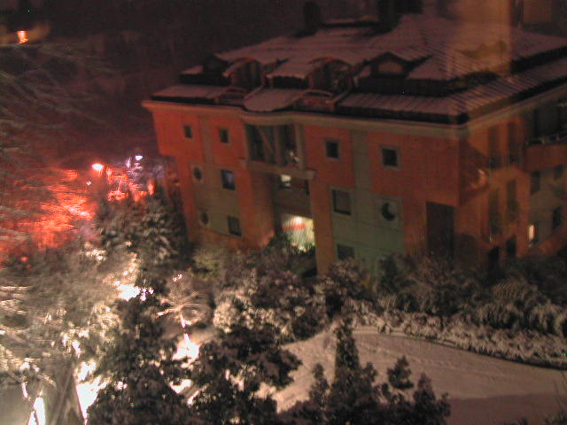 snow in istanbul - february 2003