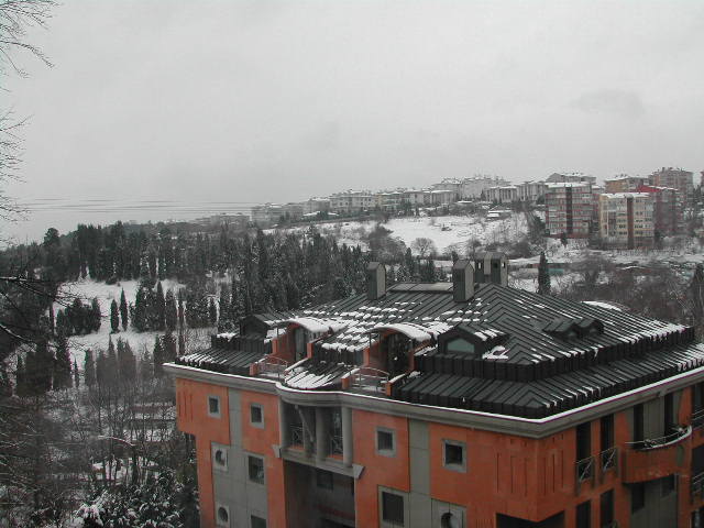 snow in istanbul - february 2003