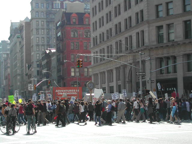 anti-war rally in nyc