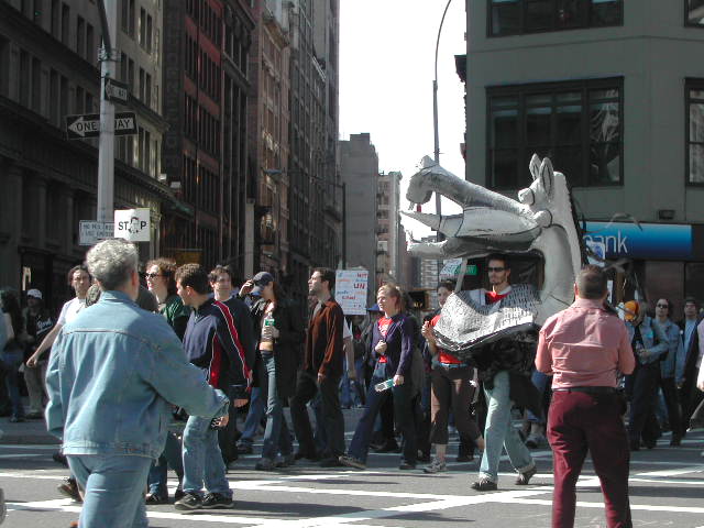 anti-war rally in nyc