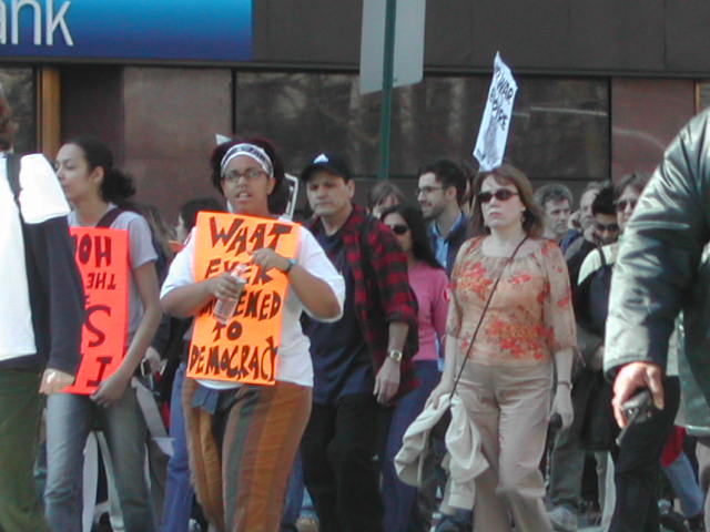 anti-war rally in nyc