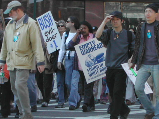 anti-war rally in nyc