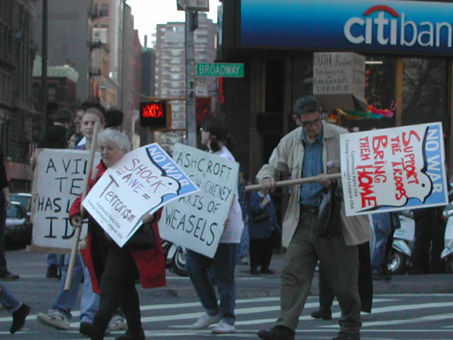 anti-war rally in nyc