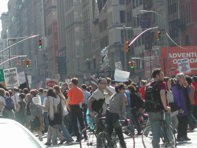 anti-war rally in nyc