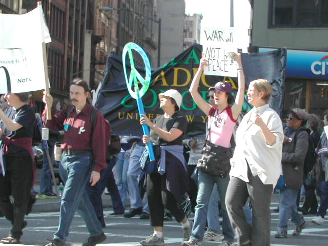 anti-war rally in nyc