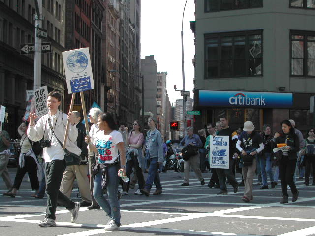 anti-war rally in nyc