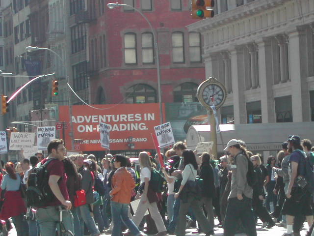 anti-war rally in nyc