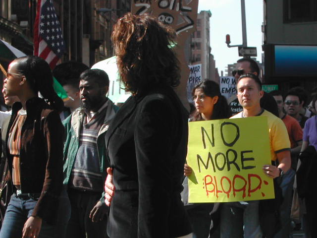 anti-war rally in nyc