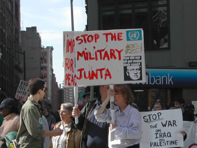 anti-war rally in nyc