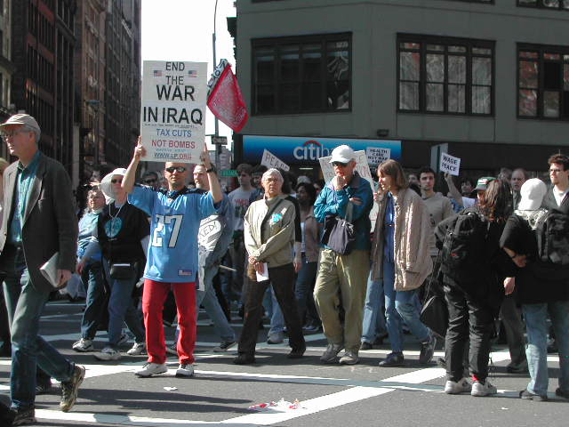 anti-war rally in nyc