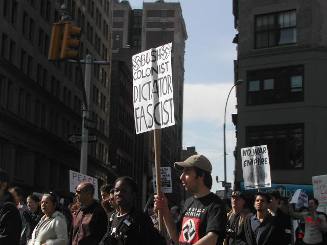 anti-war rally in nyc