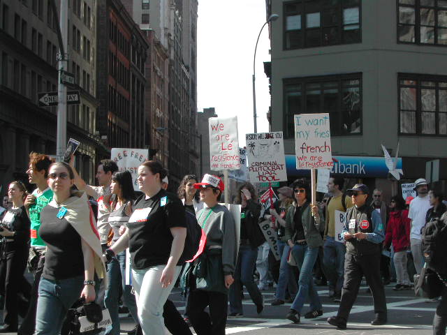 anti-war rally in nyc