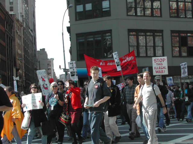 anti-war rally in nyc