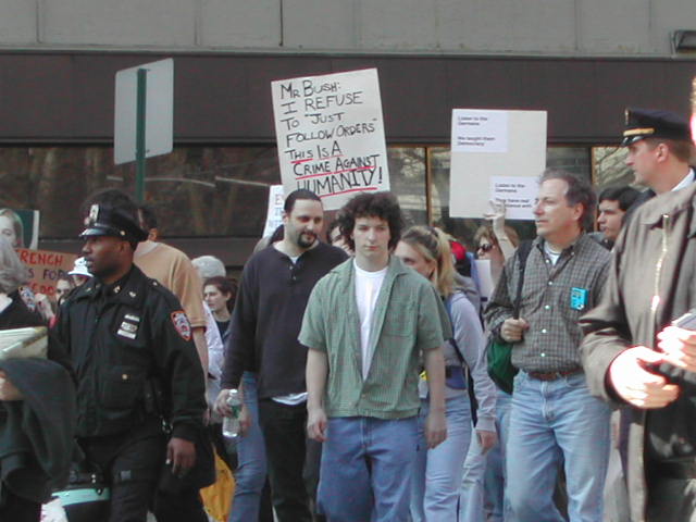 anti-war rally in nyc