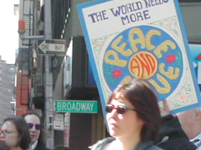 anti-war rally in nyc