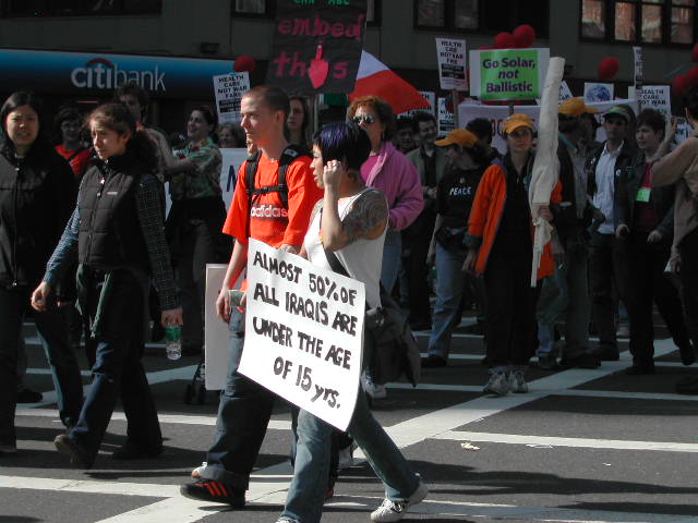 anti-war rally in nyc