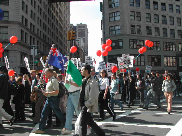 anti-war rally in nyc