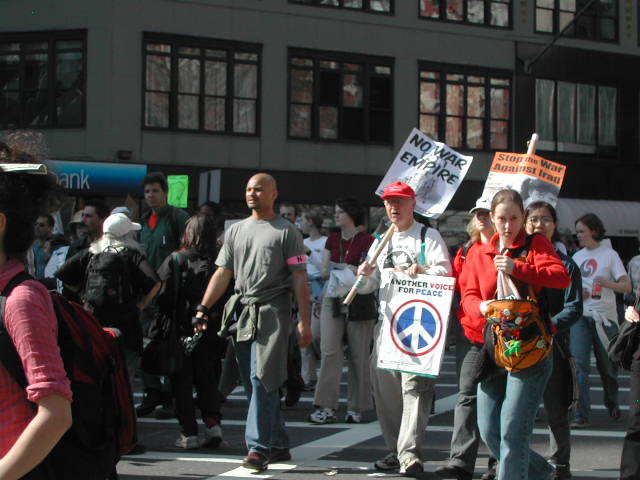 anti-war rally in nyc