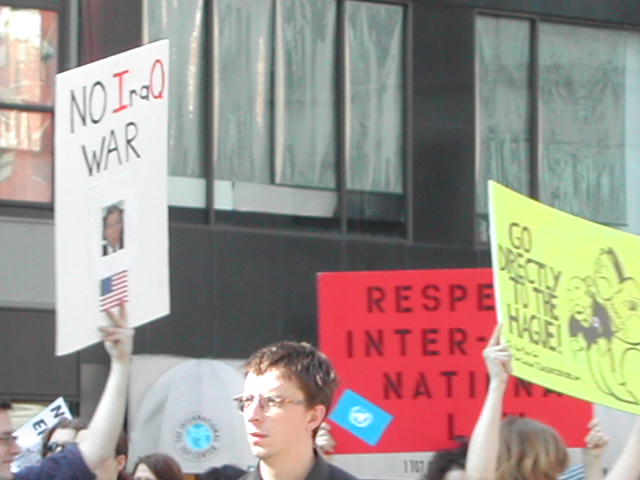 anti-war rally in nyc