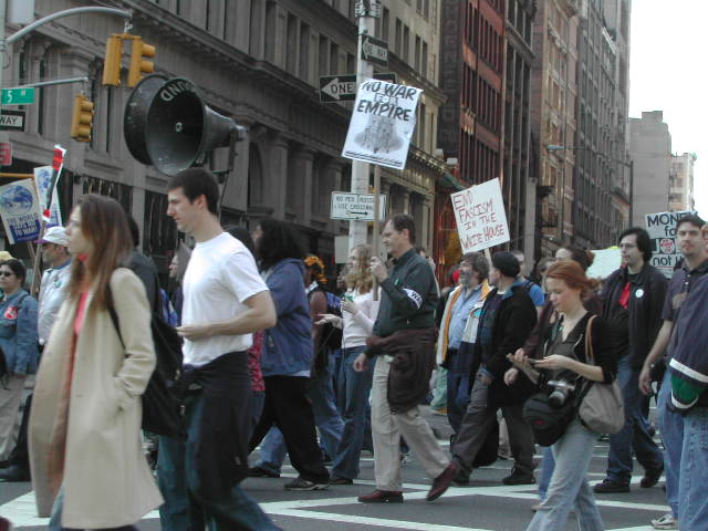 anti-war rally in nyc