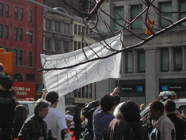 anti-war rally in nyc