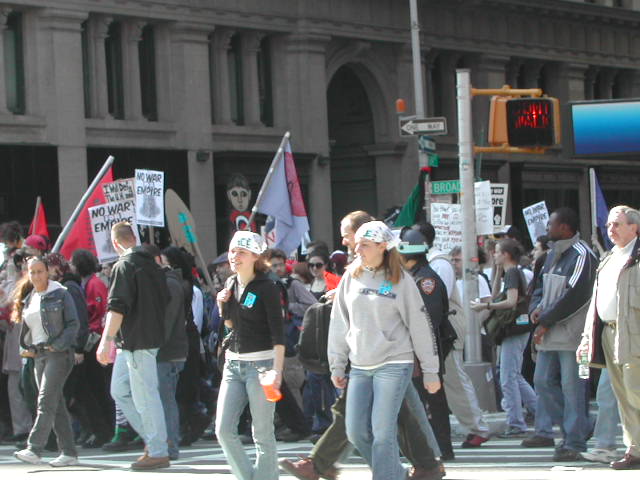 anti-war rally in nyc