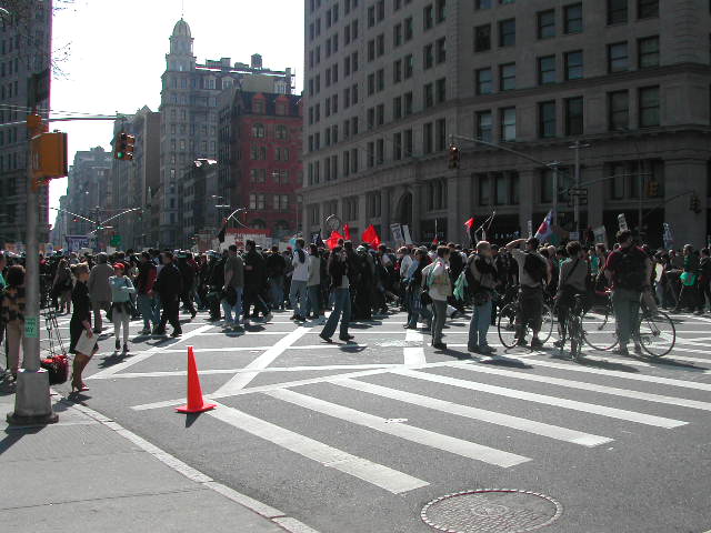 anti-war rally in nyc