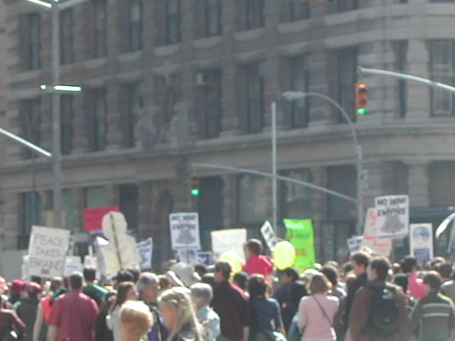 anti-war rally in nyc