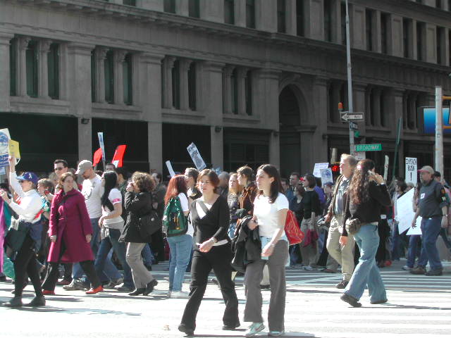 anti-war rally in nyc