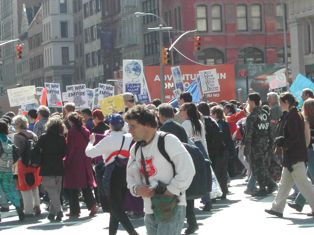 anti-war rally in nyc