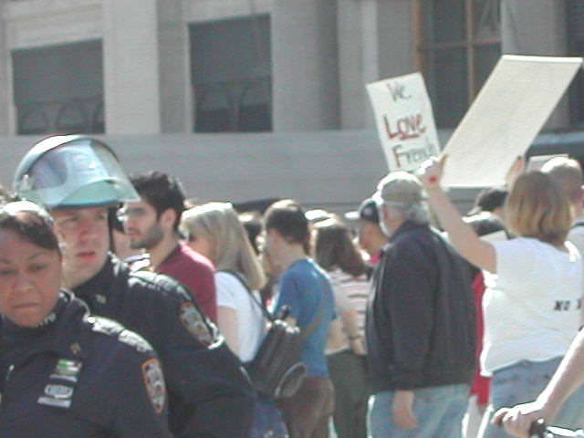 anti-war rally in nyc