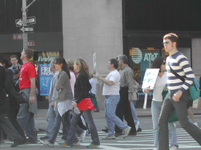 anti-war rally in nyc