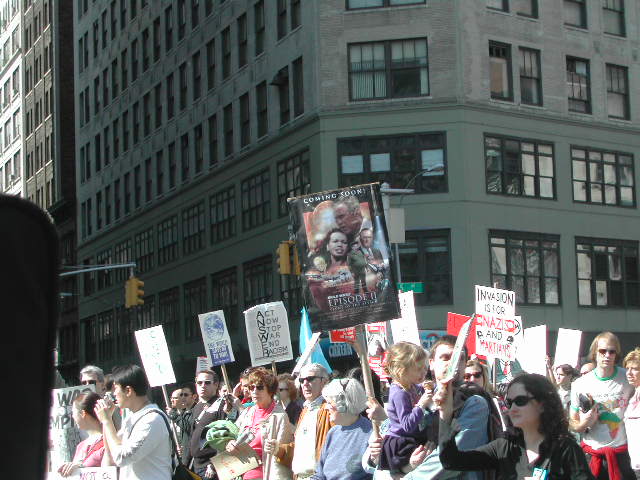 anti-war rally in nyc