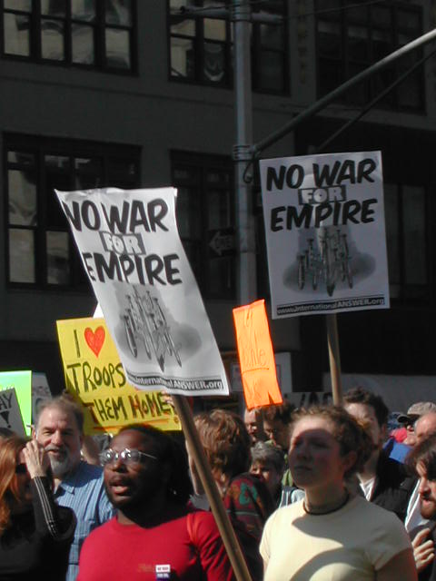 anti-war rally in nyc