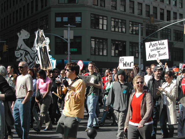 anti-war rally in nyc