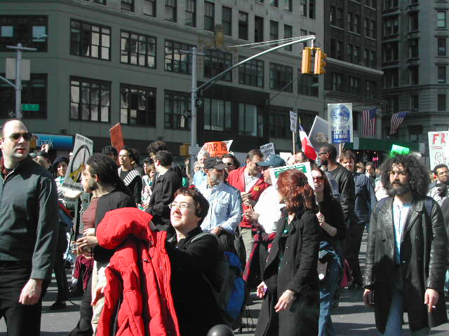 anti-war rally in nyc