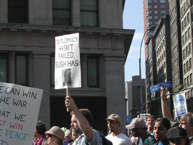 anti-war rally in nyc