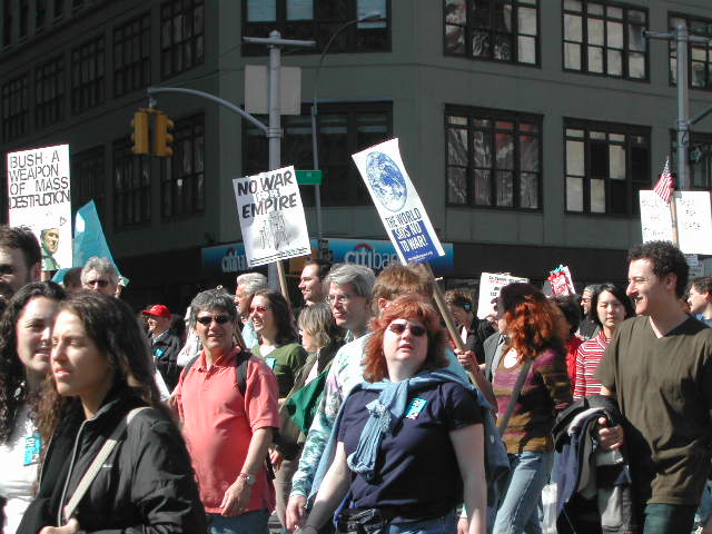 anti-war rally in nyc