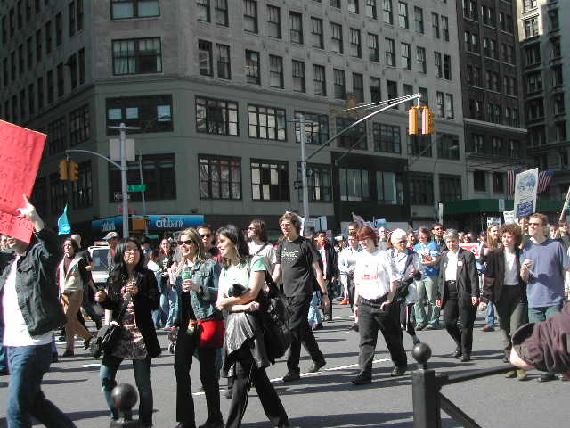 anti-war rally in nyc