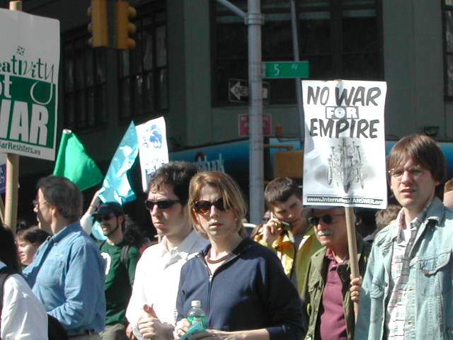 anti-war rally in nyc