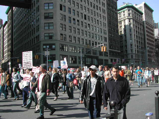 anti-war rally in nyc