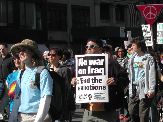 anti-war rally in nyc