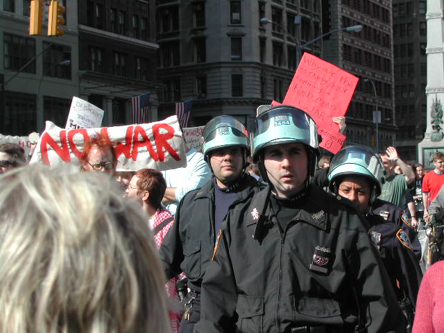 anti-war rally in nyc