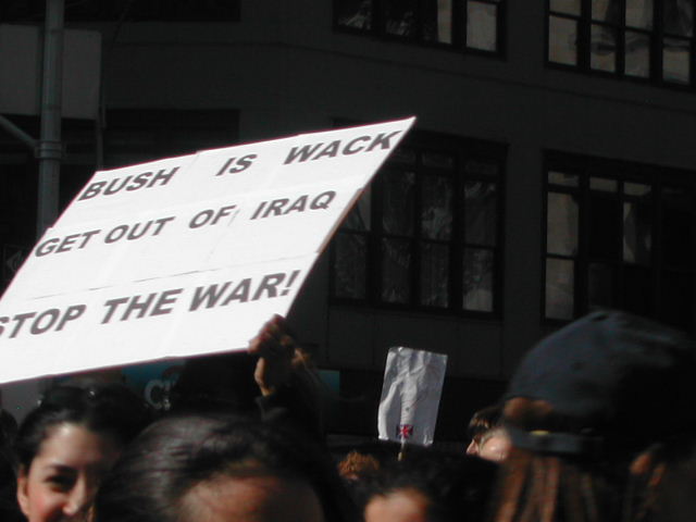 anti-war rally in nyc