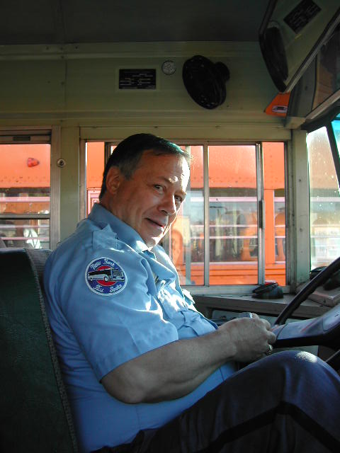 on the school bus