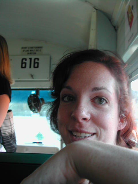 on the school bus