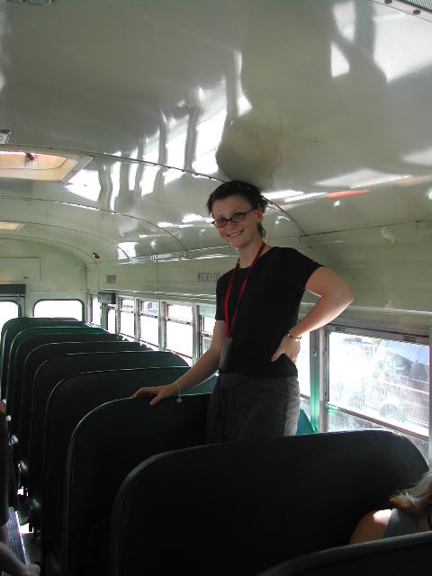 on the school bus