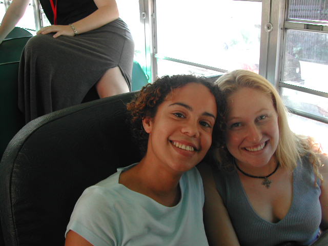 on the school bus