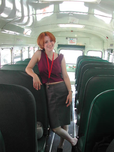 on the school bus